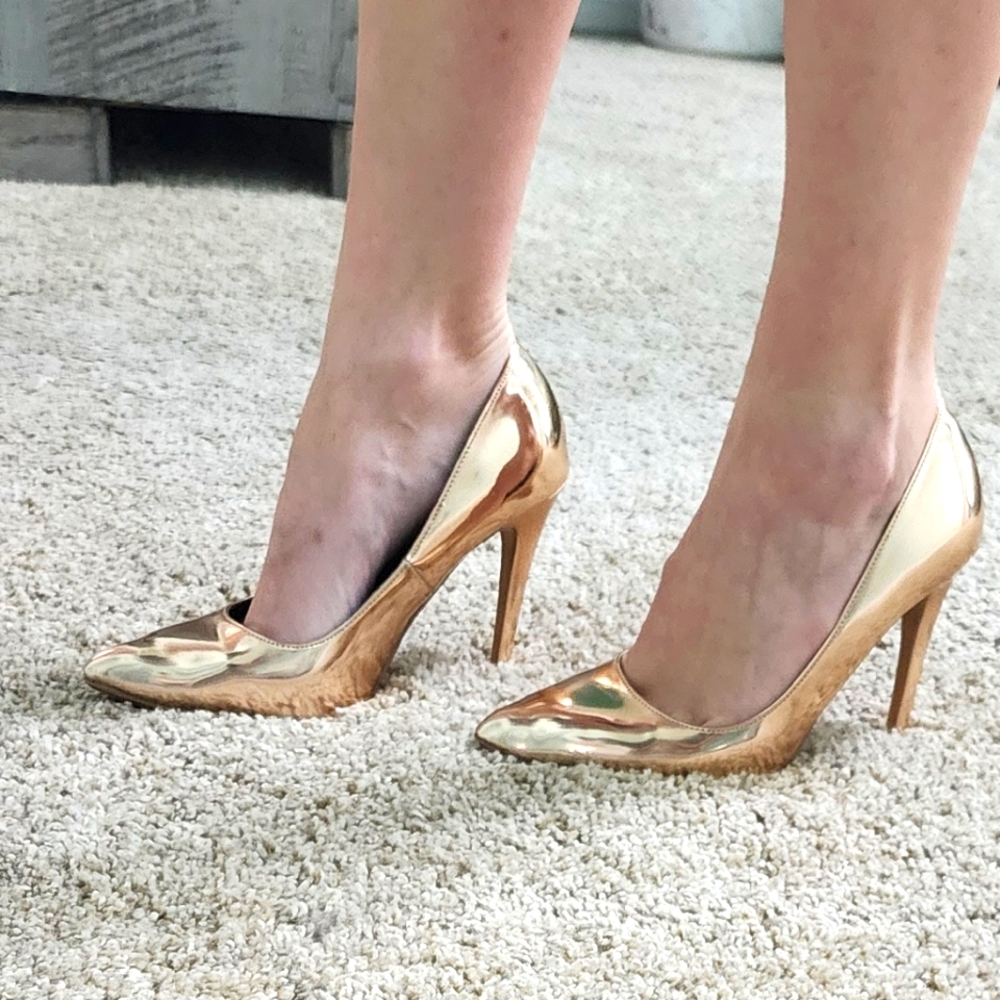 Elegant Rose Gold heels